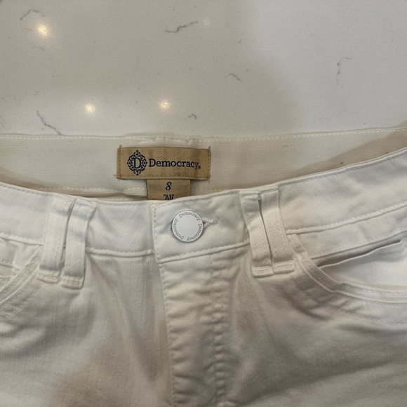 Democracy Women's white Flare Jeans- 8 - Picture 2 of 7